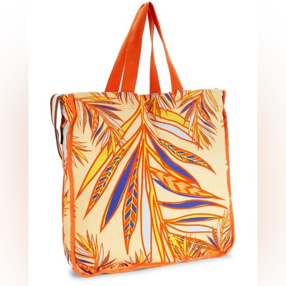 Vibrant Tropical Tote/Pool bag- BRAND NEW WITH TAGS - Picture 1 of 5
